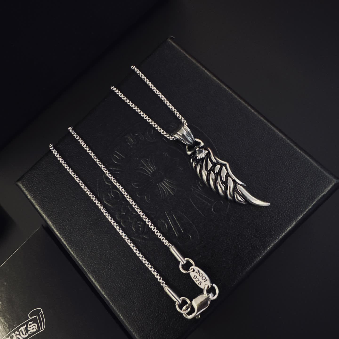 Chrome Hearts Wing Pendant Necklace